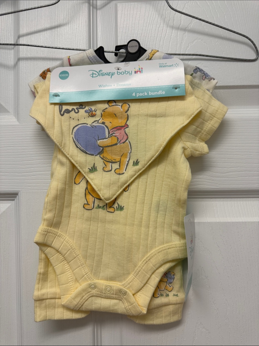 Disney Baby Yellow Winnie the Pooh 4 piece set